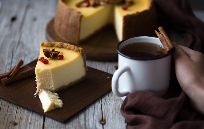 cheesecake al caffè