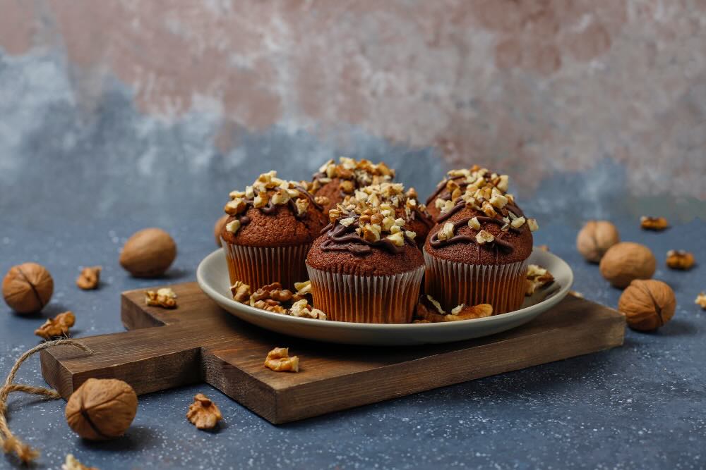 muffin-nocciole-keto Muffin alle nocciole chetogenici