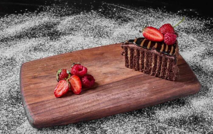 torta proteica cioccolato fragole vaniglia