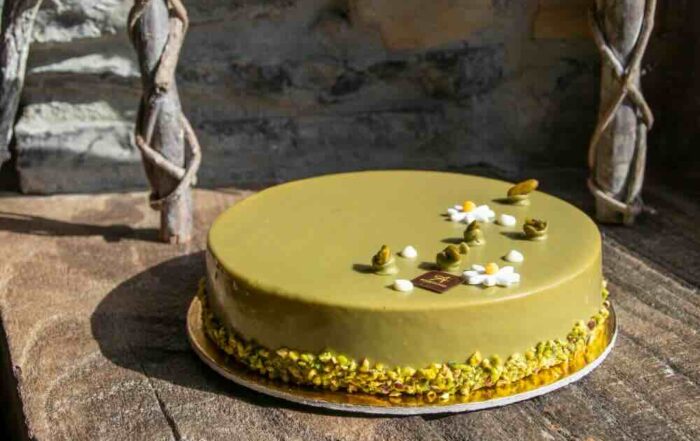 torta chetogenica pistacchio
