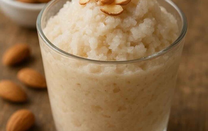 granita zero zuccheri alla mandorla